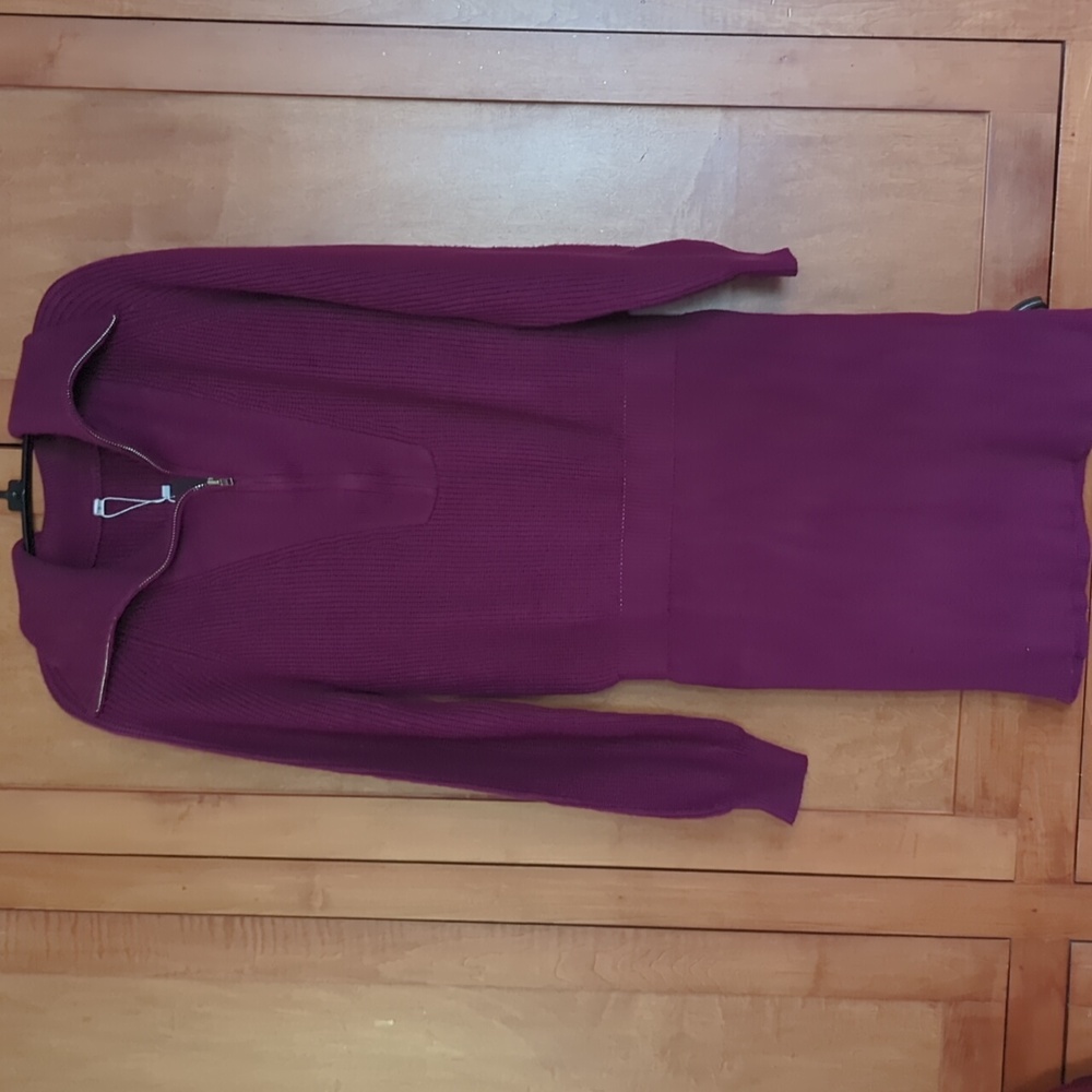 Deepself Purple Sweater Dress Small